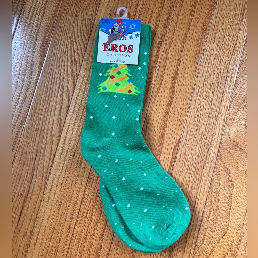 Eros Christmas women’s socks, size 9-11